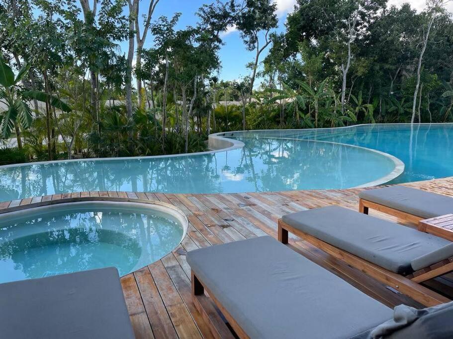 Loft En Aldea Zama Daire Tulum Dış mekan fotoğraf
